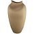 VASO DECORATIVO EM CERAMICA MARROM RUSTICO ATOMO I 41CM - Imagem 1