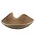 CENTRO DE MESA ORGANICO DECORATIVO MARROM RUSTICO 15,5X33CM - Imagem 1