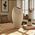 VASO DECORATIVO EM CERAMICA MARROM RUSTICO ESSENCIA II 35CM - Imagem 2