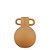 VASO DECORATIVO EM CERAMICA CARAMELO COM ALCA IVC 16,5CM - Imagem 1