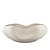 CENTRO DE MESA EM CERAMICA OFF WHITE VOLUTA 12X34CM - Imagem 1