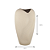 VASO DECORATIVO CERAMICA LUMINA II BEGE RUSTICO 34CM - Imagem 4