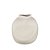 VASO DECORATIVO EM CERAMICA OFF WHITE VOLUTA III 19CM - Imagem 1