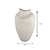 VASO DECORATIVO EM CERAMICA OFF WHITE ATOMO II 34CM - Imagem 3
