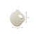VASO DECORATIVO EM CERAMICA OFF WHITE MODERNO II 17CM - Imagem 3