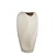 VASO EM CERAMICA DECORATIVO OFF WHITE LUMINA II 34CM - Imagem 1