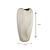 VASO DECORATIVO EM CERAMICA OFF WHITE LUMINA I 42CM - Imagem 3
