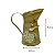 Vaso Jarro Decor de Metal Rústico Verde Le Jardinier 19,5cm - Imagem 4