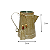 Vaso Jarro Decor de Metal Rustico Marrom Gratidao 22 cm - Imagem 3