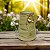 Vaso Jarro Decor de Metal Provençal Verde com Pássaro 22 cm - Imagem 2