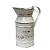 Vaso Jarro Decorativo em Metal Vintage Bege 23 cm - Imagem 3