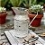 Vaso Jarro Decorativo em Metal Vintage Bege 23 cm - Imagem 2
