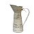 Vaso Jarro Decor Alto de Metal Vintage Bege 27,5 cm - Imagem 1