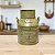 Vaso Leiteira Baixo Metal Provençal Verde com Pássaro 40cm - Imagem 2