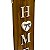 Placa Rustica Decorativa de Madeira Home com Coração 40 cm - Imagem 4