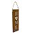 Placa Rustica Decorativa de Madeira Home com Coração 40 cm - Imagem 3
