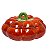 COMPOTEIRA ABOBORA GR CERAMICA TOMATO RELEVO LUIZ SALVADOR - Imagem 1