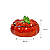 COMPOTEIRA TERRINA PEQ TOMATE CERAMICA LUIZ SALVADOR - Imagem 4