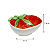 BOWL EM CERAMICA TOMATE  RELEVO LUIZ SALVADOR - Imagem 4