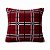 Almofada Xadrez Tricot 50x50 Vermelha - Imagem 1