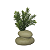 ESCULTURA PEDRA III DECORATIVA EM CERAMICA 10,5CM - Imagem 2