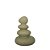 ESCULTURA PEDRA II DECORATIVA EM CERAMICA 19,5CM - Imagem 1