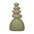 ESCULTURA DECORATIVA PEDRA I EM CERAMICA  27,5CM - Imagem 1