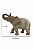 ESCULTURA ELEFANTE CINZA RESINA COM BORBOLETAS 24cm - Imagem 2
