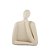 ESCULTURA CASAL SINTONIA II EM CERAMICA CREAM RUSTICO - Imagem 2