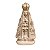 ESCULTURA NOSSA SENHORA APARECIDA COM RENDA CAFE 18CM - Imagem 1