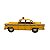 ESCULTURA TAXI MINIATURA AMARELO VINTAGE RETRO EM METAL - Imagem 2