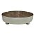 BANDEJA DECORATIVA EM METAL REDONDA ABS GIRATORIA 30CM - Imagem 1