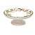 PRATO DE BOLO CERAMICA DECORATIVO BERRIES OURO LUIZ SALVADOR - Imagem 2