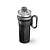 Caneca Termica com Alca Tampa e Canudo Inox Black 1,2L - Imagem 1