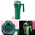 Caneca Termica com Alca Tampa e Canudo Inox Deep Green 1,2L - Imagem 3