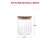 Pote de Vidro Mantimento 560 ML Canelado Tampa de Bambu - Imagem 2