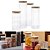 Kit Pote Porta Mantimento Vidro Canelado tampa de Bambu 4pçs - Imagem 2