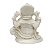 Escultura Ganesha Tulasi em Po de Marmore 13cm - Imagem 3