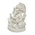 Escultura Ganesha M Branco em Po de Marmore 15cm - Imagem 2