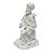 Escultura Sao Francisco Sentado em po de marmore 17cm - Imagem 2