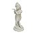 Escultura Krishna Menino Branco em Po de Marmore 21x8cm - Imagem 2