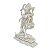 Escultura Kali 22 Branco em Po de Marmore 18x13,5x5,5cm - Imagem 2