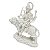 Escultura Durga Branco em Po de Marmore 19x16x5,5cm - Imagem 2