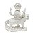 Escultura Durga Branco em Po de Marmore 19x16x5,5cm - Imagem 3