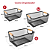Kit 3 Cesto Organizador Loft Metal e Madeira P M G - Imagem 2
