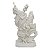 Escultura Decorativa Sao Jorge em Po de Marmore Branco 30cm - Imagem 2