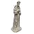 Escultura Sao Francisco em Cimento Queimado 60x21x18 cm - Imagem 2