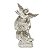 Escultura Decorativa Sao Miguel em Po de Marmore 43x24cm - Imagem 1