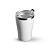 Copo Termico Inox de Cerveja Cafe Agua Off White 220ml - Imagem 3