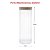 Kit 4 Potes Vidro Mantimento 1100 ML Canelado Tampa de Bambu - Imagem 4